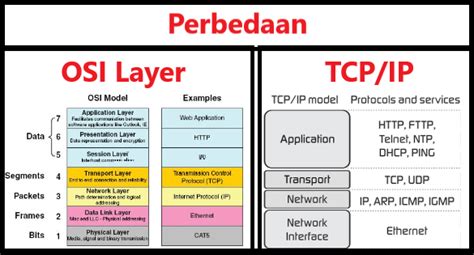Perbedaan Protocol Tcp Ip Dan Osi Layer Belajar Pengetahuan Kurikulum