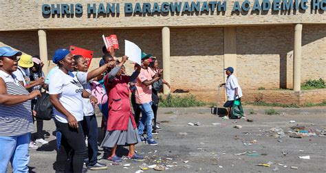 Strikers Admitted To Chris Hani Baragwanath Hospital After Police Open
