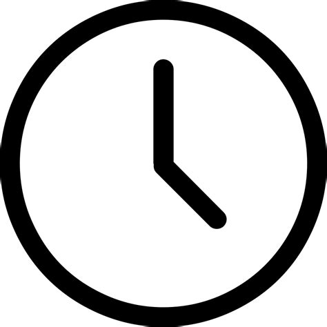 9 389 просмотров • 28 нояб. Clock Svg Png Icon Free Download (#7412) - OnlineWebFonts.COM