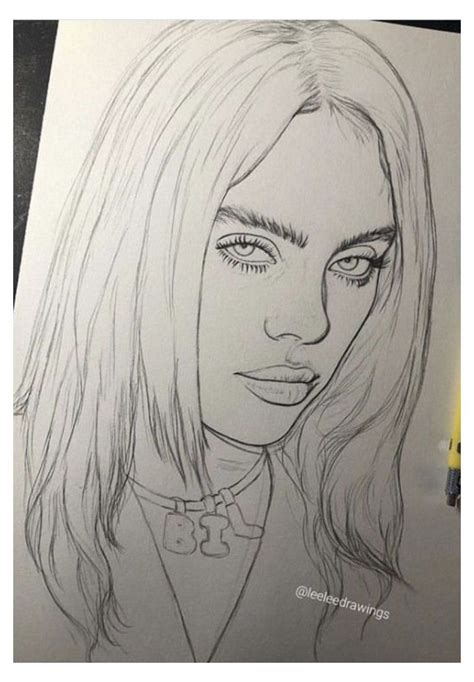 Billie Eilish Drawings Easy