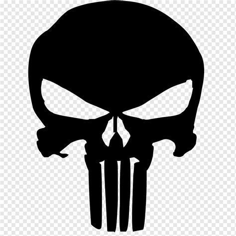 The Punisher Logo The Punisher Decal Skull Logo Head Sticker Png