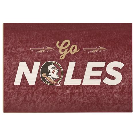 Florida State Seminoles Go Noles Officially Licensed Wall Art