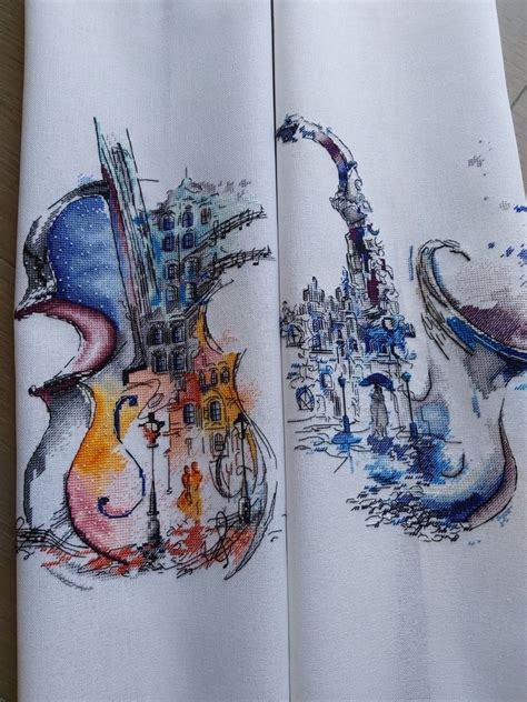 There is one problem with patterns on pinterest, and that's people will. Viola Cross Stitch , Saxophone Cross Stitch , Watercolor ...