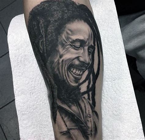 At tattoounlocked.com find thousands of tattoos categorized into thousands of categories. 60 Bob Marley Tattoos For Men - Jamaican Design Ideas
