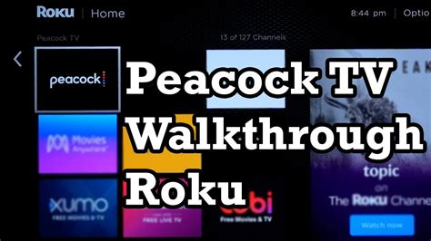 Peacock TV Roku Channel Walkthrough Showcase Demo Review NBCUniversal