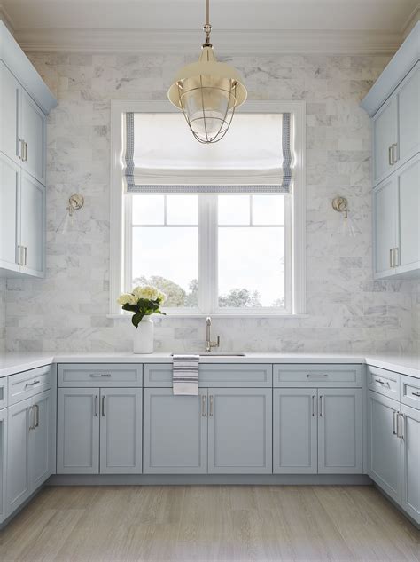 2030 Light Blue Kitchen Cabinets
