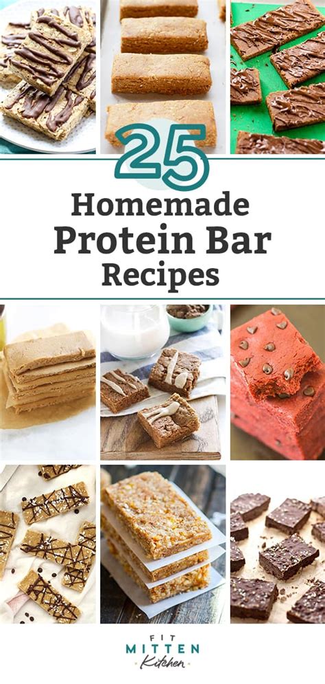 25 Awesome Homemade Protein Bar Recipes Fit Mitten Kitchen
