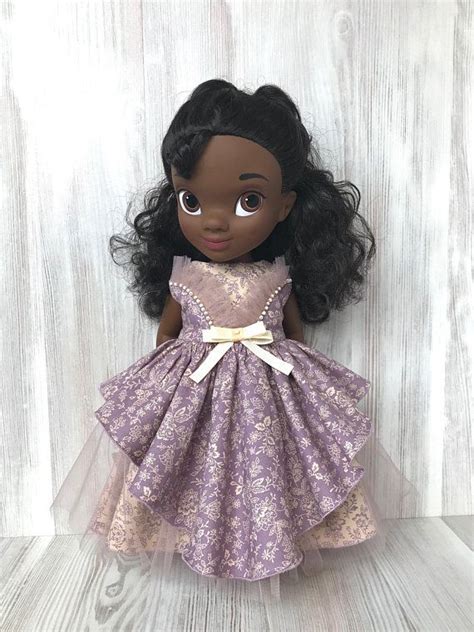 Ball Gown For Disney Animators Doll Floral Dress 16 Inch 40 Etsy