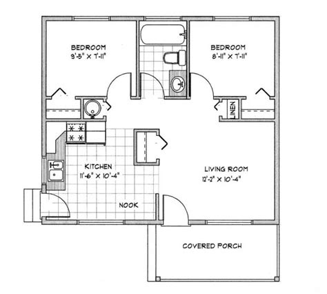 Modern House Plans 1000 Square Feet Small House Floor Plans Small