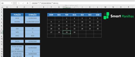 Como Fazer Um Calend Rio Autom Tico No Excel Smart Planilhas