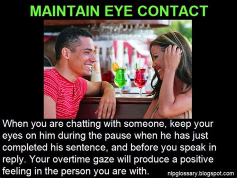 I Trust I Can Maintain Eye Contact