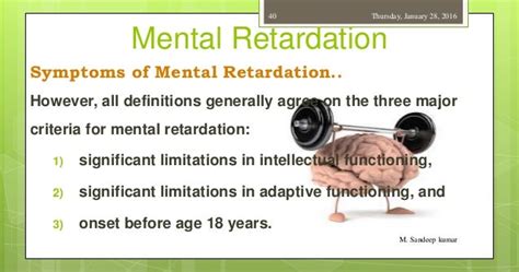 Ppt On Mentally Challenged Children Or Mental Retardation In Children