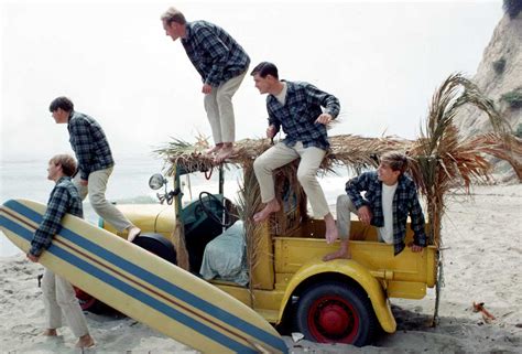 The Beach Boys Band Photos On The Beach From 1962 Considerable
