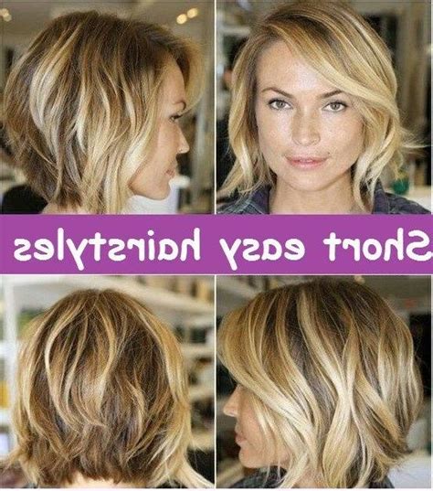 Short Hair Easy To Maintain Wavy Haircut