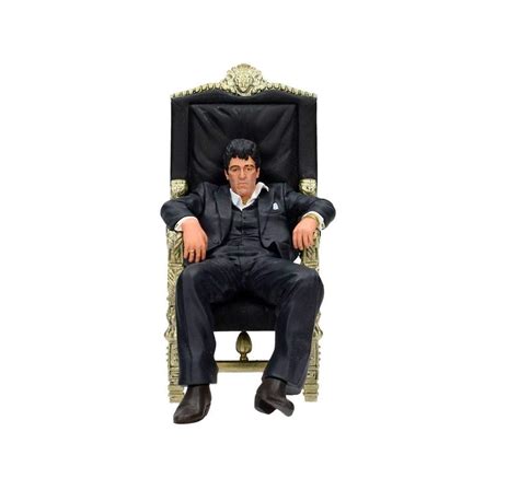 Toys And Games Scarface Movie Icons Tony Montana In Chair Pvc Statue