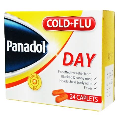 Panadol Cold Flu Day Paracetamol 500 Mg Caffeine 25 Mg