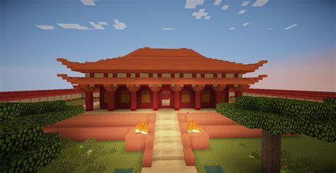 Minecraft Chinese Inspired Temple Minecraft Map