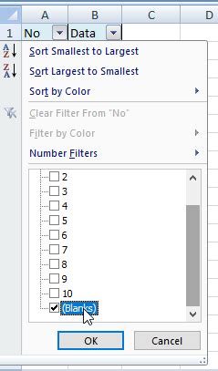 Klik kanan pada sel yang diblok tadi, pada jendela shortcut yang tampil, pilih dan klik format cells. 3 Cara Cepat Menghapus Baris Kosong di Excel