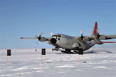 New York Air National Guards 109th Airlift Wing Uses Ski Equipped C