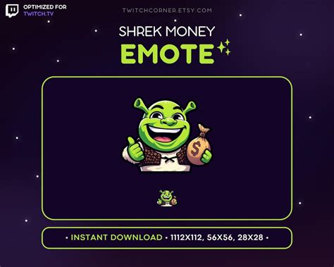Shrek Twitch Emote Shrek Emote For Twitch Shrek Discord Emote Shrek