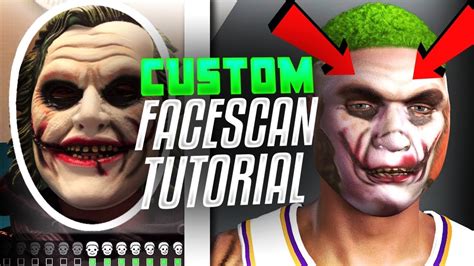 How To Make Any Face Scan In Nba 2k20 Unlock Joker Anonymous Taz