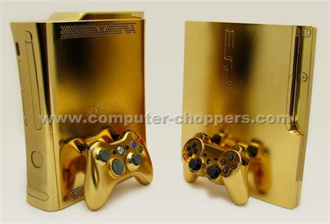 Computer Choppers Unveils 24ct Gold Xbox 360