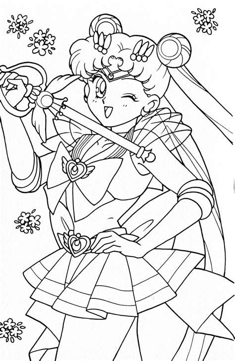 Salor Moon Coloring Pages