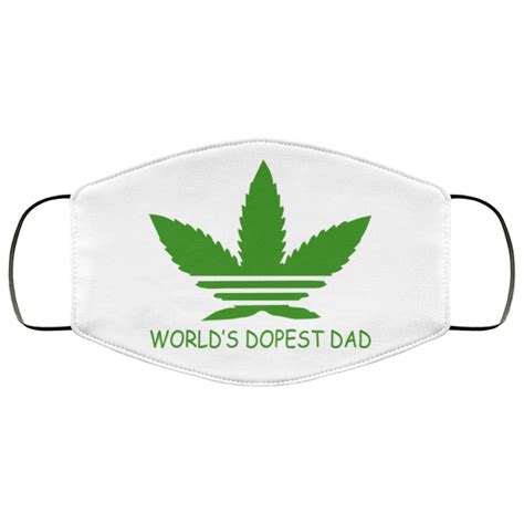 Worlds Dopest Dad Face Mask