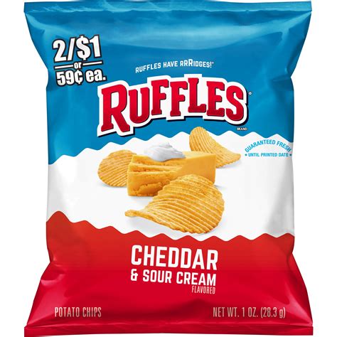 Ruffles Cheddar And Sour Cream Flavored Potato Chips Smartlabel™