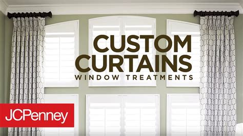 Custom Curtains And Drapes For Large Windows Jcpenney In Home
