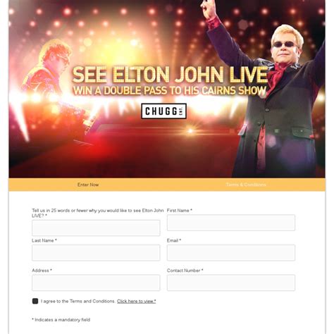 Win 1 Of 15 Double Passes To Elton John Concert In Cairns On 30 Sept