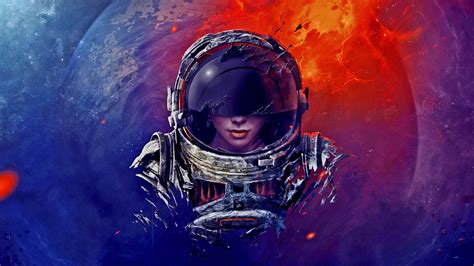 Science Fiction Astronauts Digital Art Wallpapers Hd Desktop And