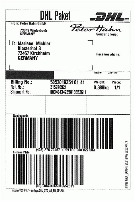 Met het dhl retourlabel dat de webshop je heeft bezorgd, kan je je pakket snel en eenvoudig terugsturen via een dhl servicepoint in je buurt. Retouren Aufkleber Dhl Erstellen / Ruckgabe Und Umtausch Horsch Shop / Retouren aufkleber dhl ...