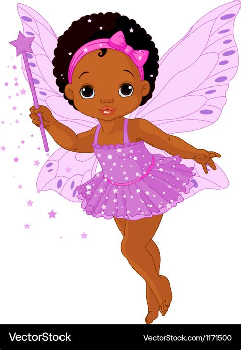 Cute Little Baby Fairy Royalty Free Vector Image