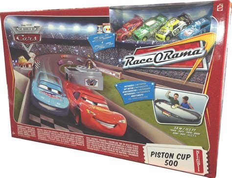 Disney Pixar Cars Piston Cup 500 Track Racing Set Uk Toys And Games