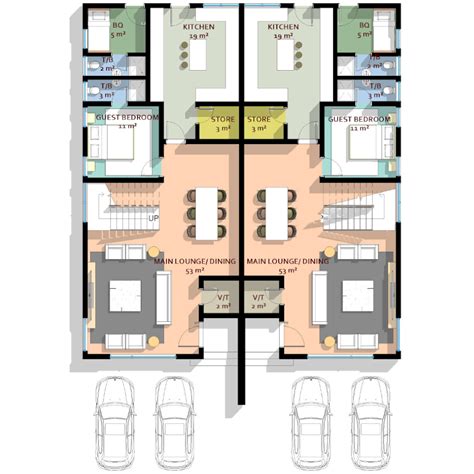 4 Bedroom Duplex Floor Plans Floor Roma