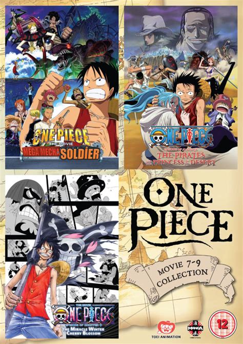 Broly as #3 anime film in u.s. One Piece Movie Collection 3 (Contains Films 7-9) DVD | Zavvi