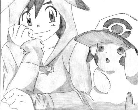 Ash And Pikachu By Imrocker On Deviantart