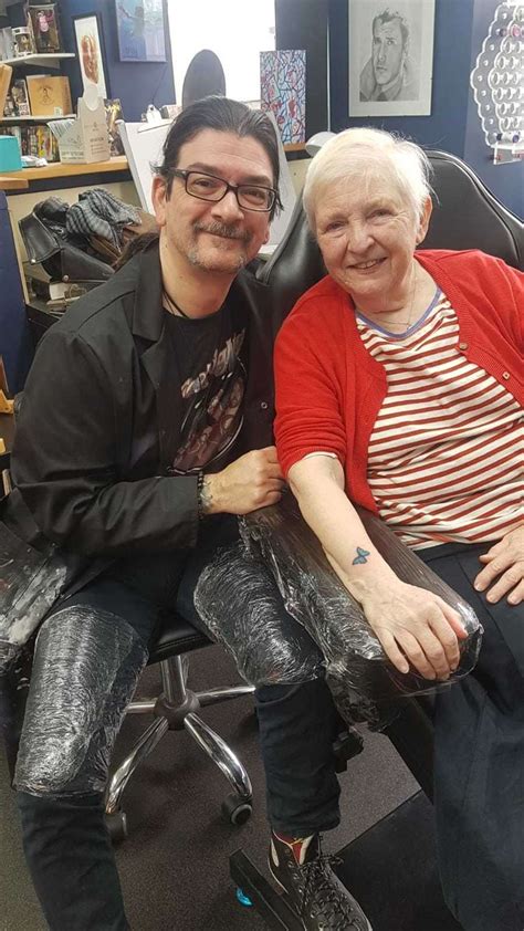 Bury St Edmunds Gran Eileen Carrington Ticks First Tattoo Off Her