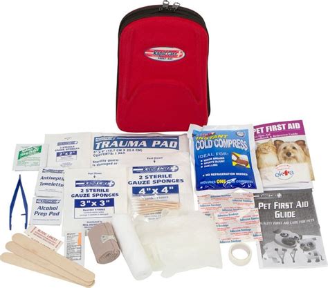 Pet Emergency First Aid Kit Includes Guide Safety Kit Emergency