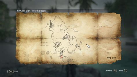 Assassins Creed Black Flag Treasure Map United States Map