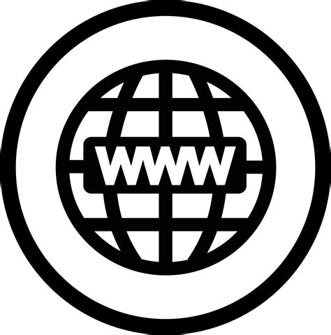 World Wide Web Icon Sign Symbol Design 10146770 Png