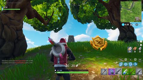 Fortnite Follow The Treasure Map In Dusty Divot Week 7 Challenges