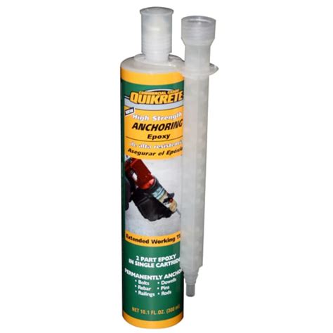 Quikrete 86 Oz High Strength Anchoring Epoxy In The Epoxy Adhesives