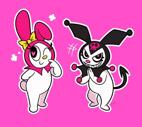 My Melody And Kuromi By Spacewve On Newgrounds