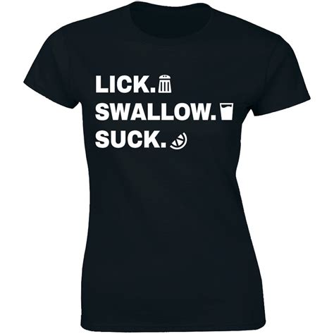 Lick Swallow Suck Tequila Ladies Drink Shirt Womens Etsy Uk