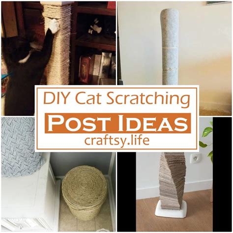 25 Diy Cat Scratching Post Ideas For Kittens Craftsy