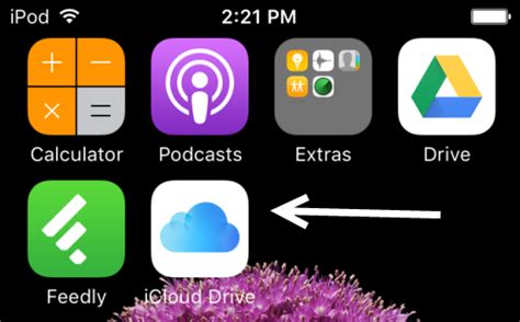 Iphone Access Icloud Drive From Home Screen