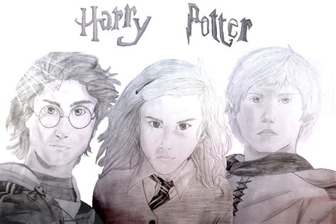 Des idées chaque mois : dessin-mania: Harry Potter