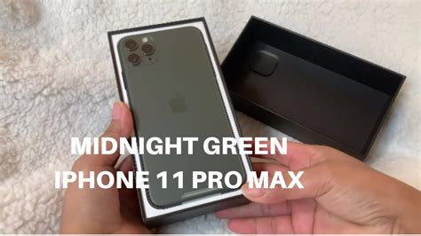Midnight Green Iphone 11 Pro Max Unboxing Youtube